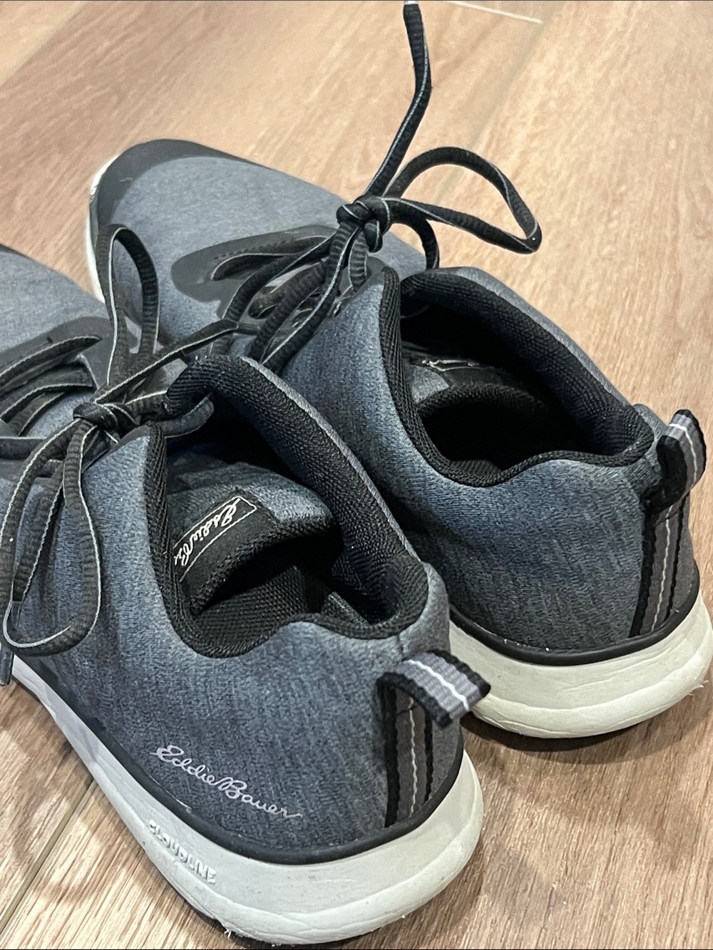 Eddie Bauer Women’s Cloudline Gray & Black Casual Lightweight Flexible Sneakers - Picture 10 of 11